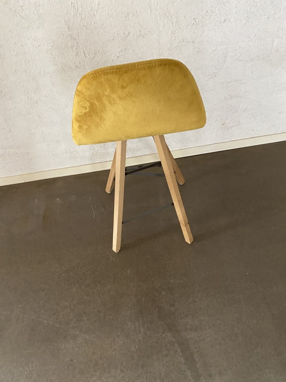 Sgabello da bar Spoinq – Sgabelli, Velvet, Metal (photo 3 of 6)