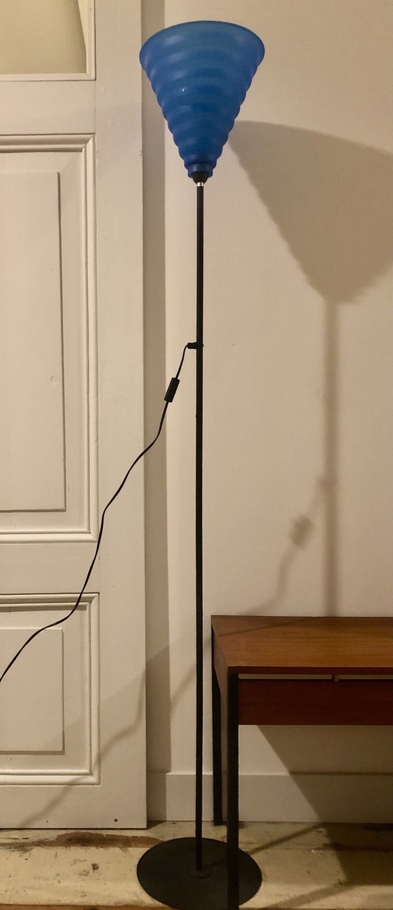 Image 1 of Vintage Jaren 80 IKEA Memphis Style Staande Lamp