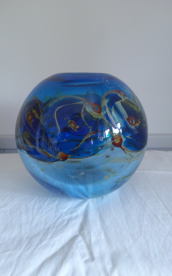 Image 1 of Louis Leloup vase blue