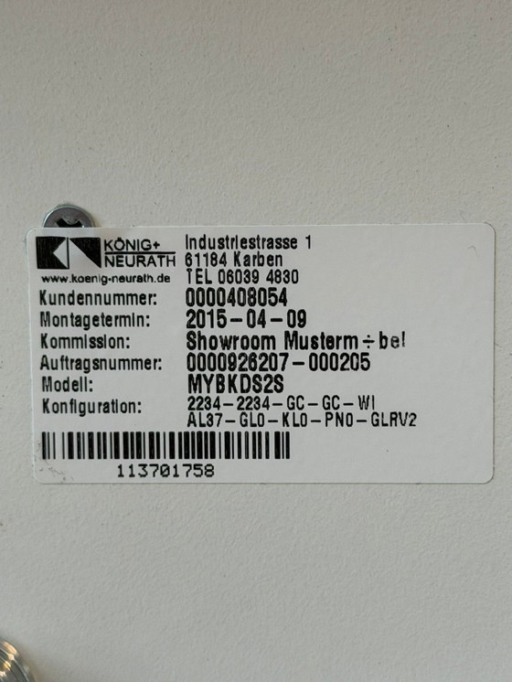 Image 1 of 8X Koning + Nuerath Bureaustoelen: (MYBKDS2S)