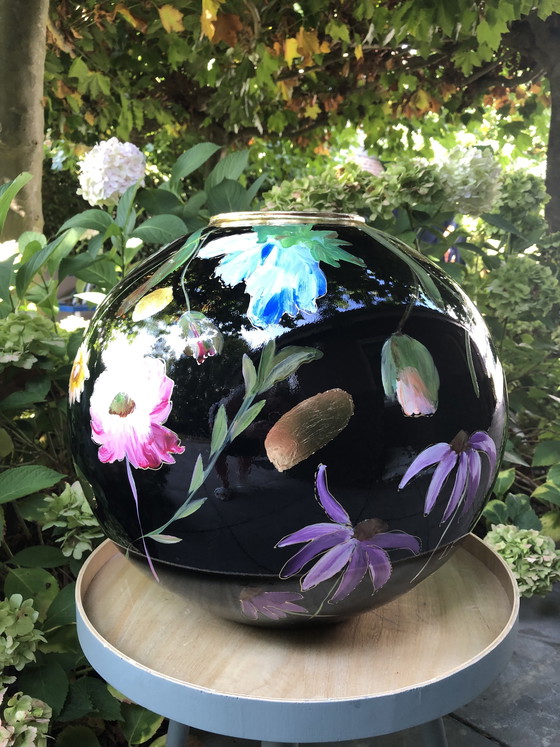 Image 1 of Vibe Art Hand-Painted Vase New!