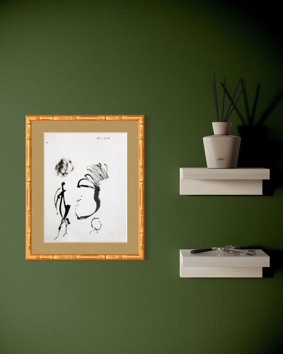 Image 1 of Hanna Ben Dov - Abstraction lyrique à l'encre des années 1960