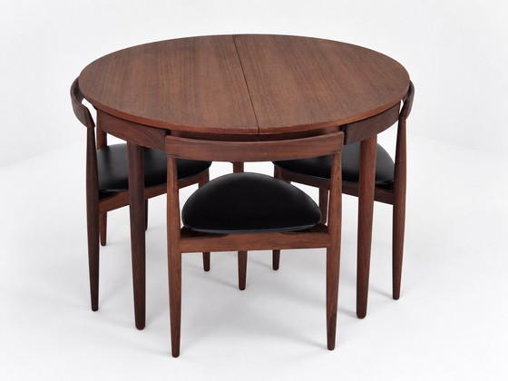 Salles à manger complètes Roundette en teck extensible par Hans Olsen pour Frem Røjle, Danemark années 1960 (photo 17 of 37)