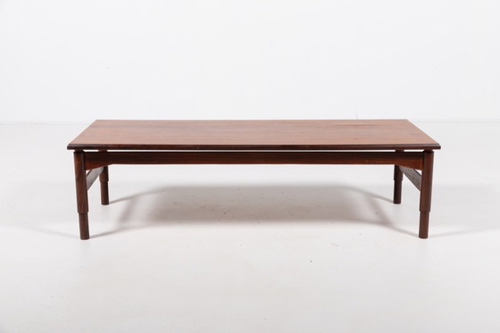 Image 1 of Vintage spectacular veneer coffee table from Saporiti, 1960’s Italy