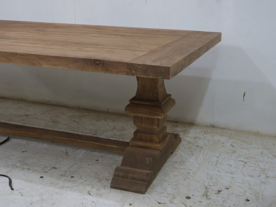 Mesa de Comedor Monasterio de Madera Maciza Antigua – Spirito (240 x 100 cm) – Follos Design, Mesas de comedor (photo 5 of 7)