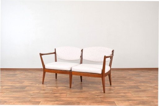 Canapé Norvégien en Teck par Fredrik A. Kayser & Adolf Relling pour Arnestad Bruk, 1950s