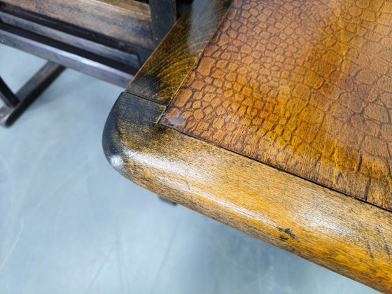 Image 1 of Rares bancs de cinéma en bois de hêtre tchécoslovaques des années 1920