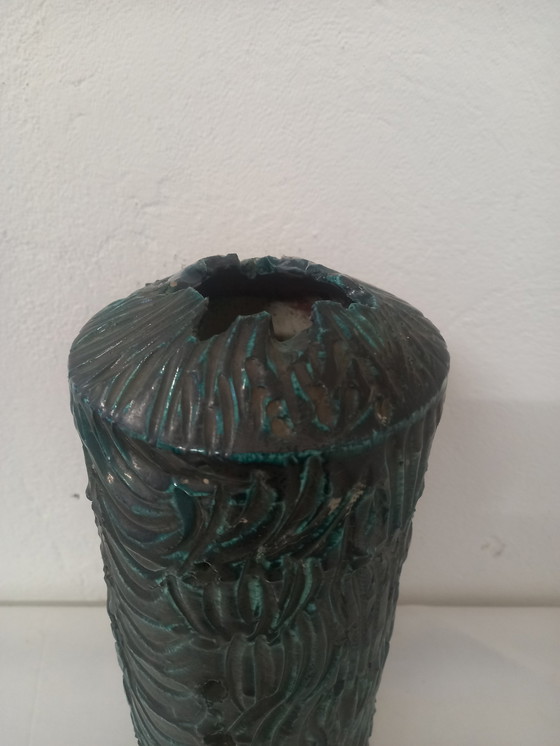 Image 1 of Vintage glazed ceramic vase