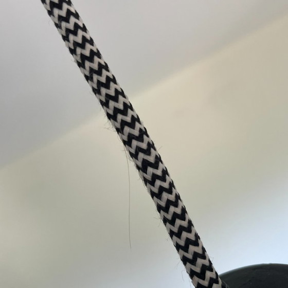 Vintage Industrial Black Aluminium Pendant Lamp (photo 7 of 9)