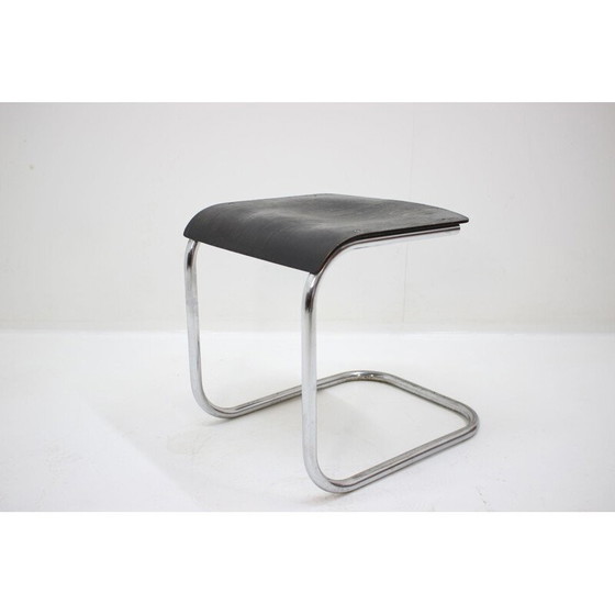 Image 1 of Vintage bauhaus stool in chrome by Mart Stam,1930