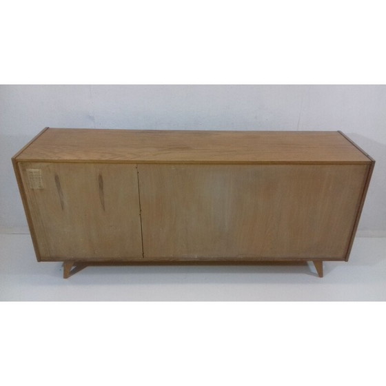 Image 1 of Vintage sideboard designed by Jiří Jiroutek in oak and plastic 1960s