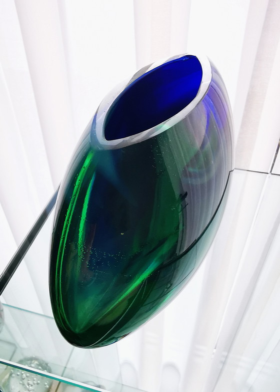 Image 1 of Vase, Ellipse, Hoglund art glass 1980s