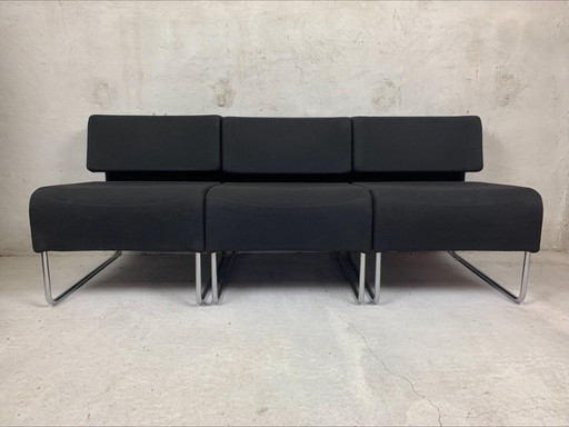 1/3 Fauteuils lounge Cantilever « Path », Fiorenzo Dorigo pour Sitland