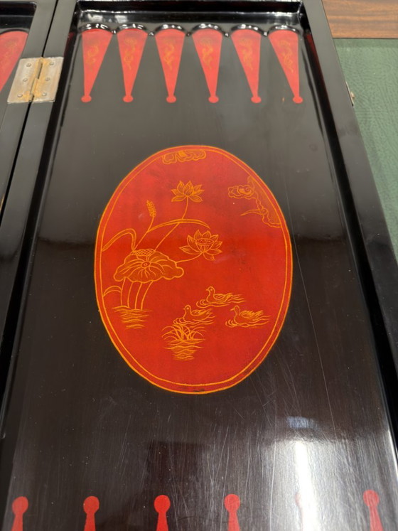 Tablero de ajedrez chino antiguo Backgammon – Objetos decorativos, Madera (photo 6 of 9)
