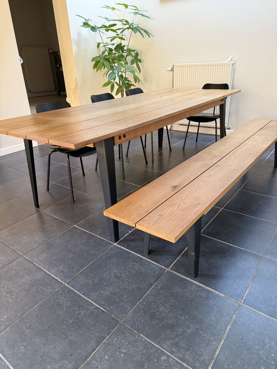 Image 1 of Designer dining table + sofa Tim Vranken