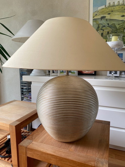 Two exclusive ceramic table lamps