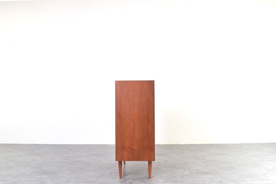 Image 1 of Deense teakhouten ladekast uit het midden van de 20e eeuw, jaren 60.
