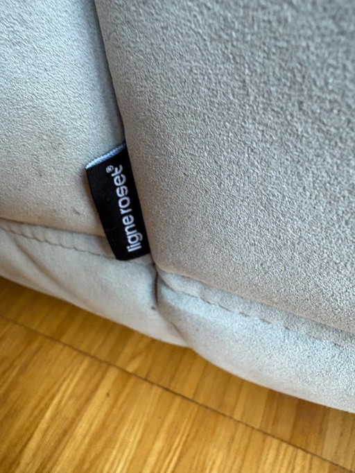 Ligne Roset Togo 3 Sitzer - Pearl - Alcantara