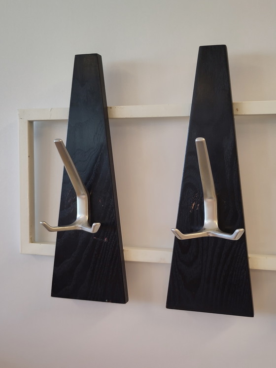 Image 1 of Vintage coat rack wood metal