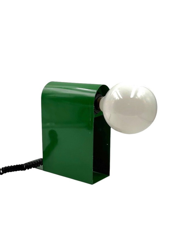 Image 1 of Lámpara de mesa/pared verde estilo era espacial, Italia, década de 1970.