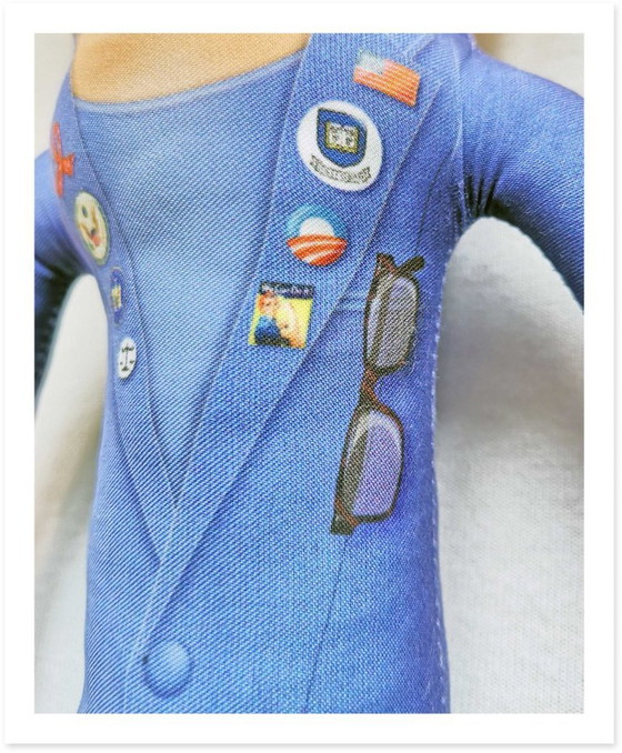 Image 1 of Hillary-Clinton-Geschenk | Politisches Geschenk | Dekoration für Anwaltskanzleien | Politische Kunstpuppe