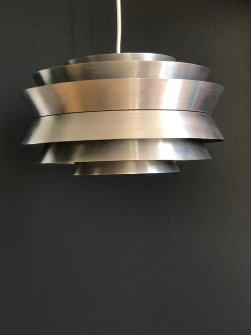 Lampe Suspendue Vintage en Aluminium par Carl Thore
