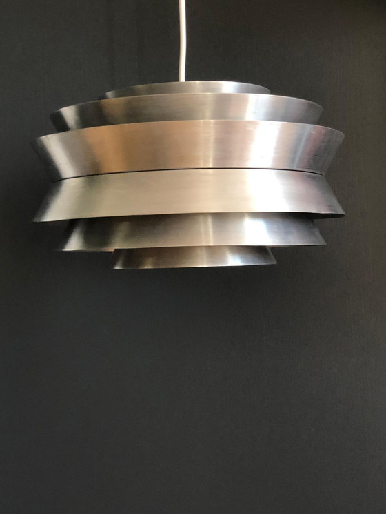 Image 1 of Vintage Aluminium Pendant Lamp by Carl Thore