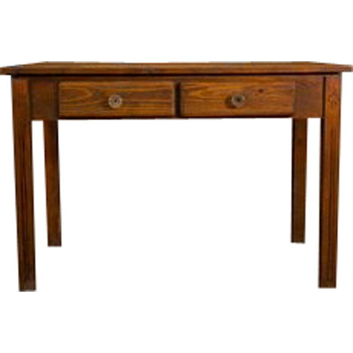 Vintage ladekastje van hout met messing knoppen, Italië 1970