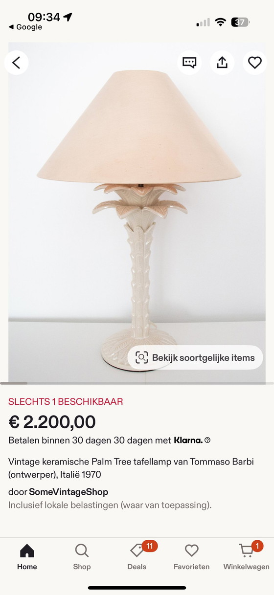 Image 1 of Rare set of Italian lamps 1960s