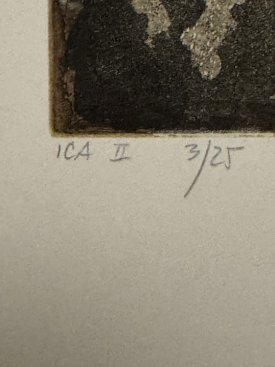 Alfred Pohl, “ICA II” (1979) — Verloren plaatafdruk – Litho's & Zeefdrukken, Paper (photo 5 of 5)
