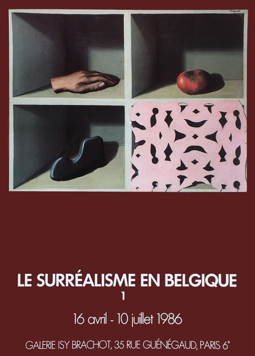 René Magritte Expo 86 - Surrealism in Belgium I poster 1986