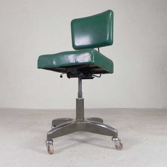 Image 1 of Vintage Office Chair, Swivel And Height Adjustable, 1950s