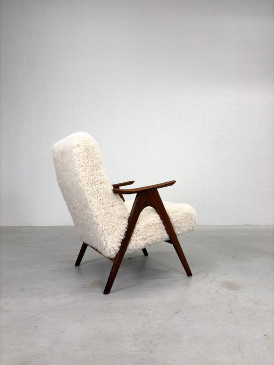 Poltrona in stile metà secolo con tessuto soffice – Poltrone, Wood (photo 4 of 16)