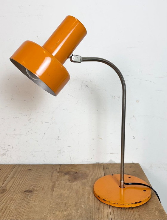 Image 1 of Vintage Orange Table Lamp , 1970s