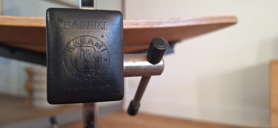 Image 1 of Vintage Jørgen Rasmussen Rabami Stole, Kevi Desk Chair, Danish Modern Task Chair, Made in Denmark, Bent Plywood Office Chair