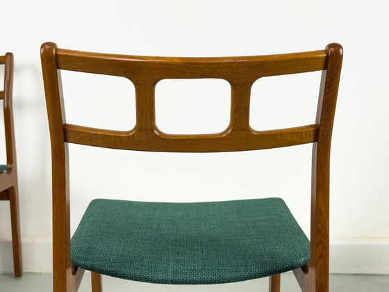 Image 1 of Chaises de salle à manger danoises en teck, 1960s, Set of 6
