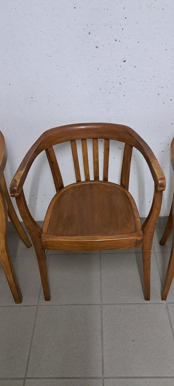 Image 1 of Bauhaus Armchair – Bentwood Vintage Mid-Century, Gropius Style, 1940s-50s