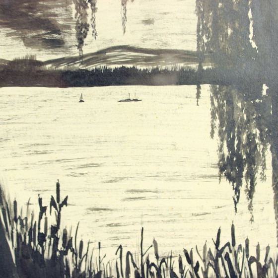 Image 1 of Conjunto de dos pinturas sobre papel, firmadas por Sestak en 1972