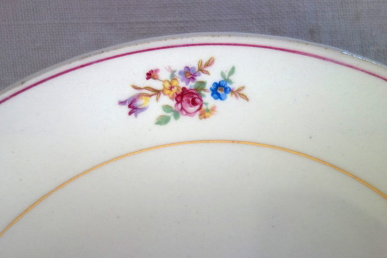 8 Gien Dessertborden circa 1940 – Servies, Porcelain (photo 6 of 8)