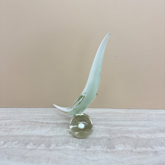 Image 1 of Escultura de cristal de Murano de Livio Seguso, Italia