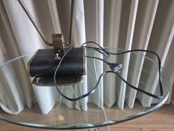 Image 1 of Lampada Juno Eileen Gray nera e oro