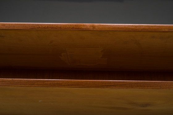 Image 1 of Mid Century Teakholz-Schreibtisch, zugeschrieben Bartels Works, 1960er Jahre