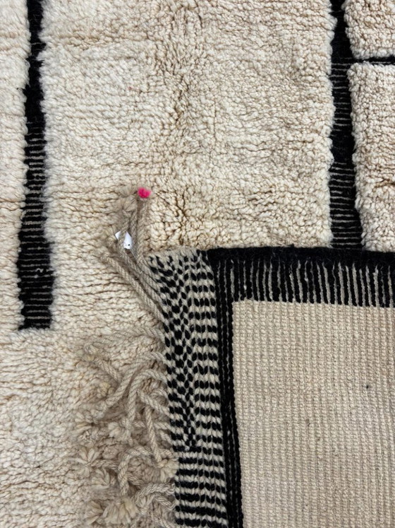 Image 1 of Beni ourain rug, Authentic Moroccan rug, Berber carpet, Genuine Wool rug 3X2m, Handmade rug, Beni ourain style, Area rug, 