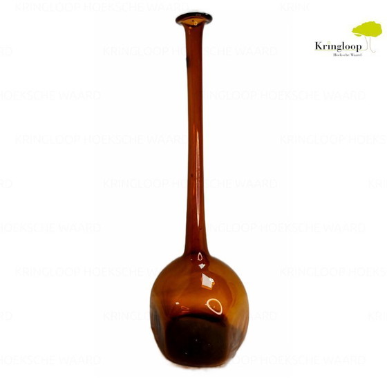 Image 1 of Glazen Vaas Bruin / Amber 