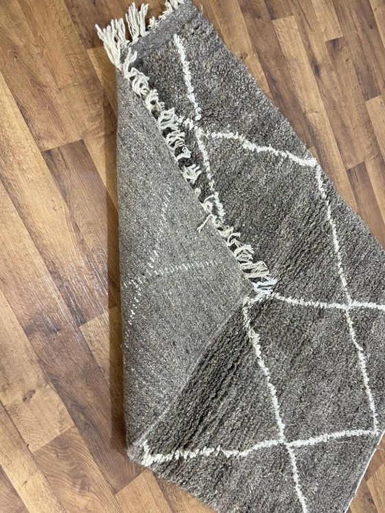 Image 1 of Tapis Beni Ouarain en laine authentique 200cmx150cm