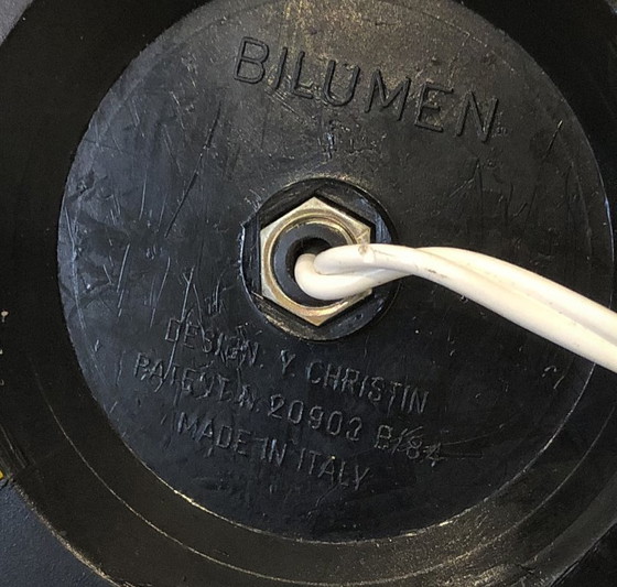 Image 1 of Lampada vintage "Ballon" – Yves Christin – Bilumen – 1975 – Design iconico degli anni '70