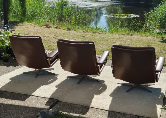 Image 1 of Strässle King Chair Collection – Set Of 3 – Design Armchairs