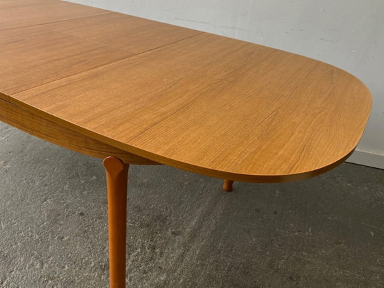 Image 1 of 1960’s Mid-Century modern  large extending dining table by Schreiber Furniture