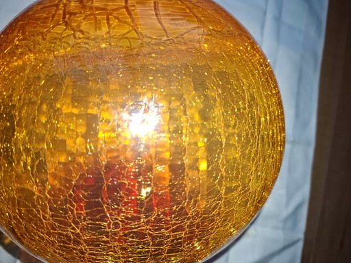 Vintage Blenko Art Glass Vaas – Amberina / Tangerine – Mid-Century Modern – 35 Cm – vazen (photo 2 of 4)