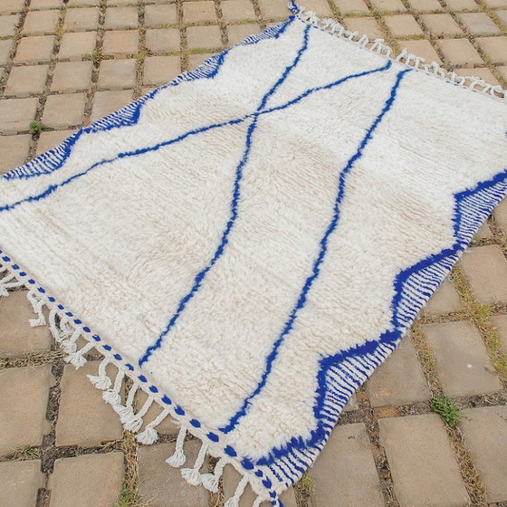 Image 1 of Tappeto Beni Ouarain in lana autentica 200 cm x 150 cm